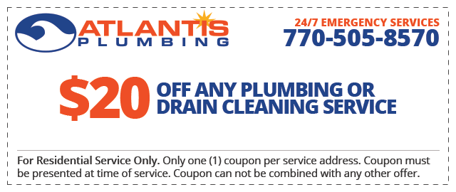 Plumbing or Drain Cleaning Coupon.