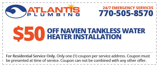 Tankless Water Heater Installation Coupon.